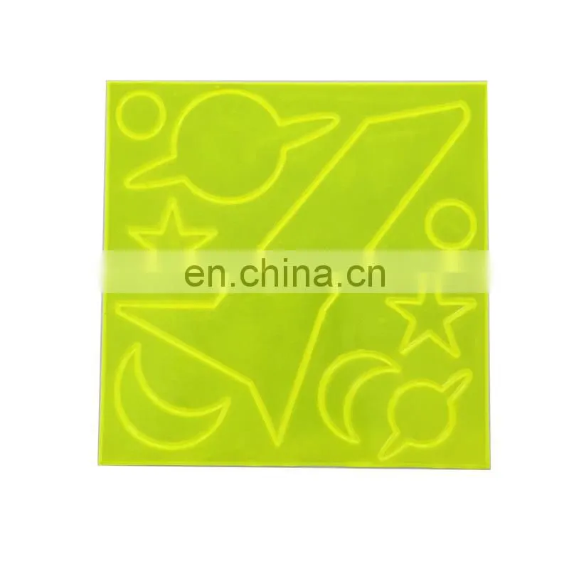 high visibility safety clear reflective sticker