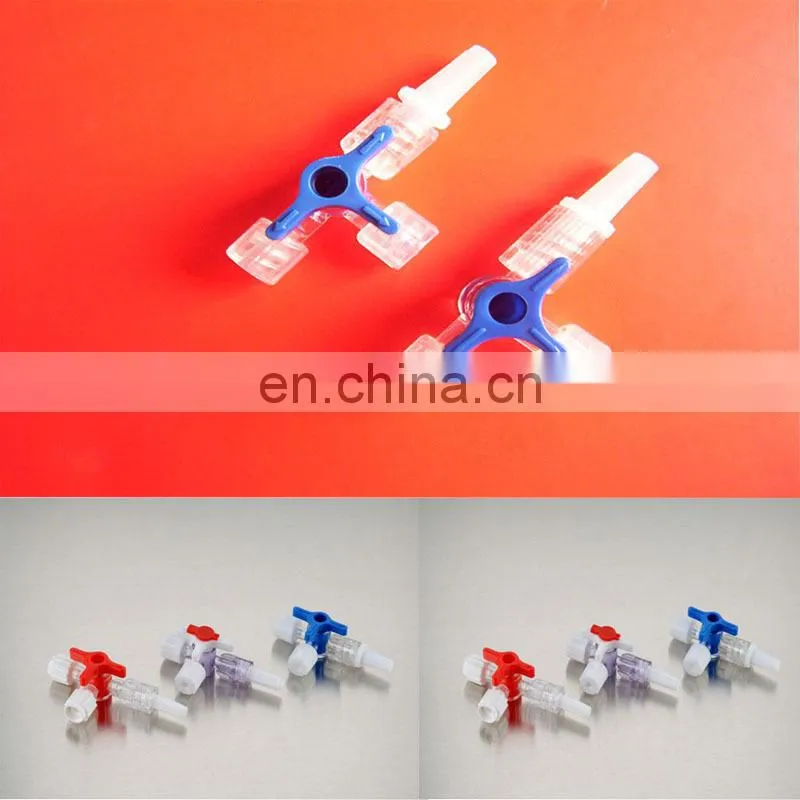 Custom made High quality Plastic three-way stopcock for medical consumable products