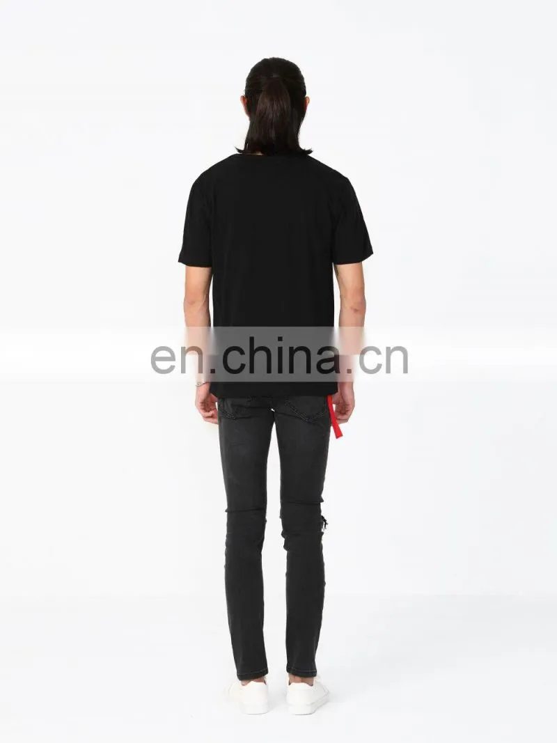 DiZNEW Custom Mens Logo 100% Cotton Plain T-shirt Embroidered Hot Sale Made In China