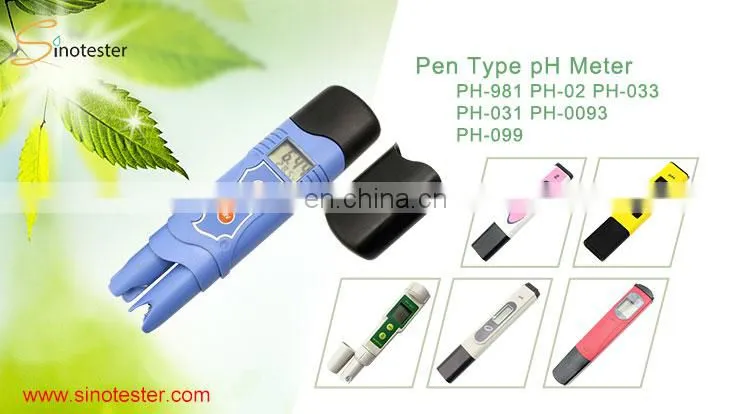 pen type pocket ph meter waterproof testing water quality
