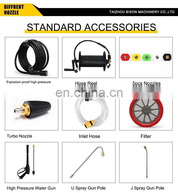 Bison G200A 2900Psi/200Bar High Pressure Wash Machine High Pressure Car Washing Machine