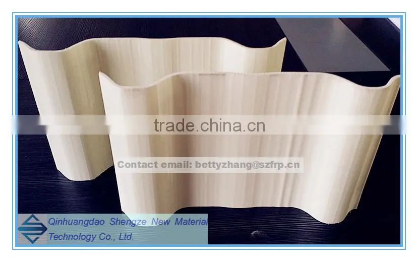 FRP roof sheet/exported quality 3mm corrugated roofing sheet/ grp building panel