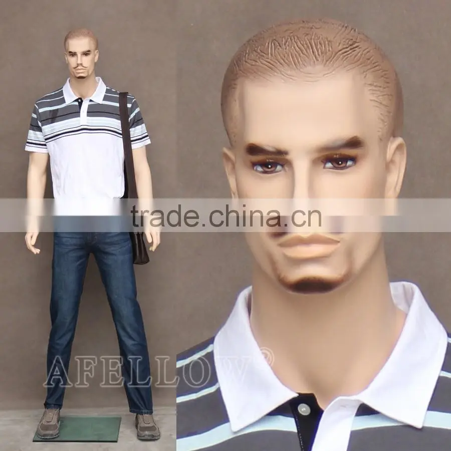Realist Muscle Full Body Man Mannequin Fiberglass Dummy WEN8