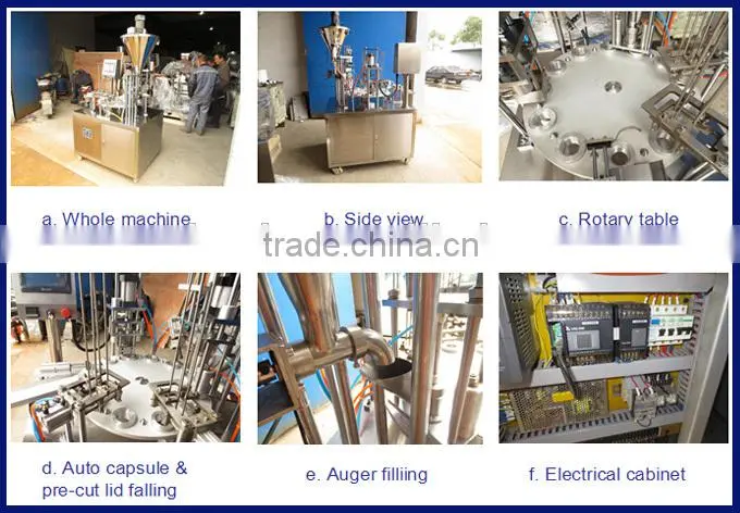 coffee powder filling machine/coffee nespresso capsules/k cup filling machine
