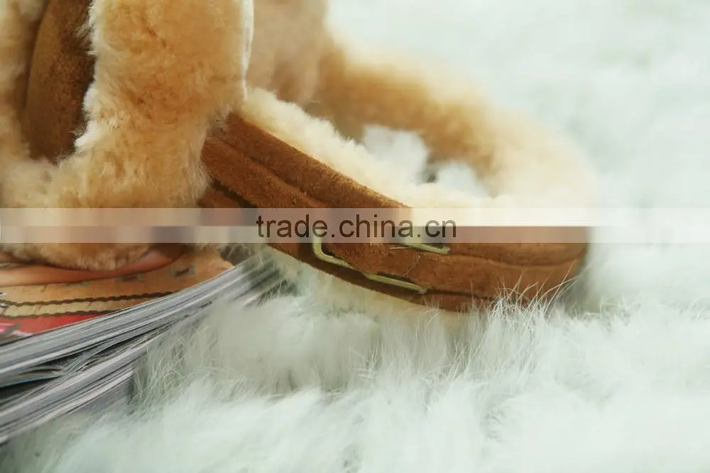 2015 Fashion Accessories Australia Sheepskin Wholesale Earmuffs