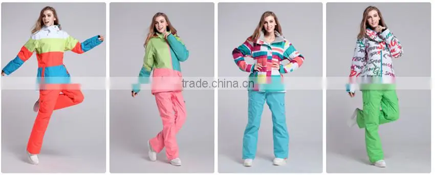 Custom thinsulate winter ski snowboard/winter jackets for women