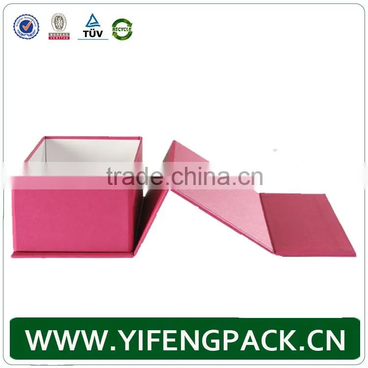 fancy pink box packaging paper box
