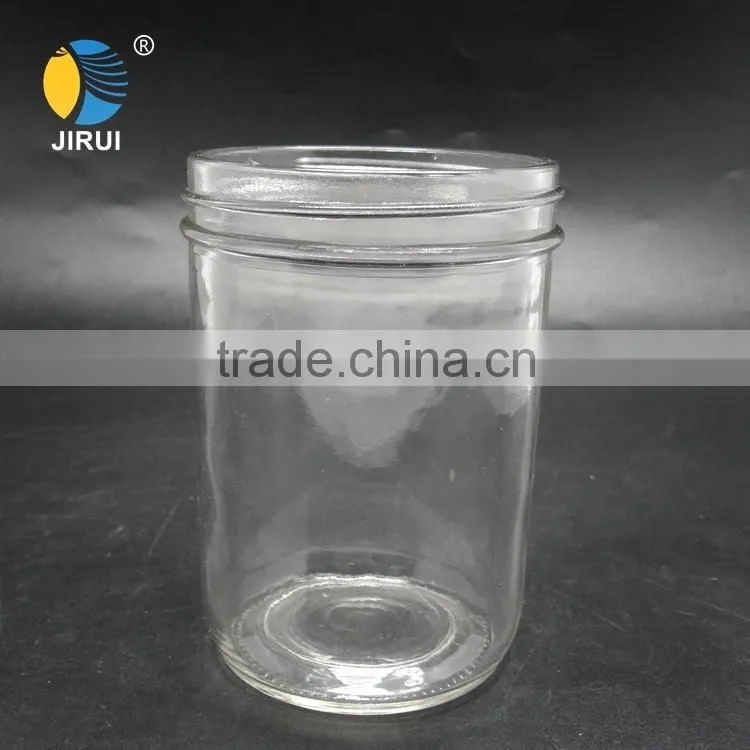 400ml high quality glass mason jar with tin lid