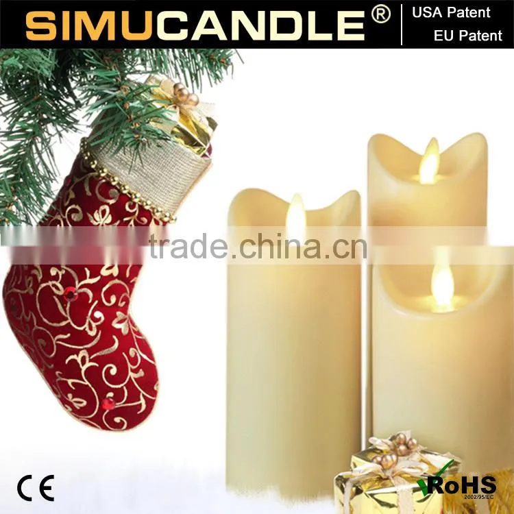 Flameless Led Artificial Candle Light, with USA and EU Patent