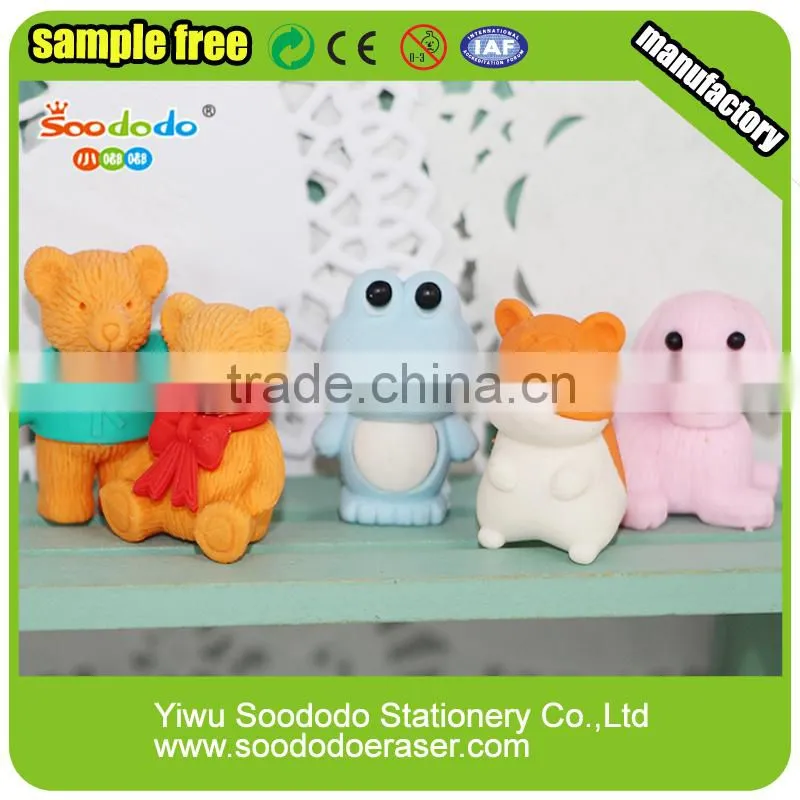 funny blister card creative eraser design