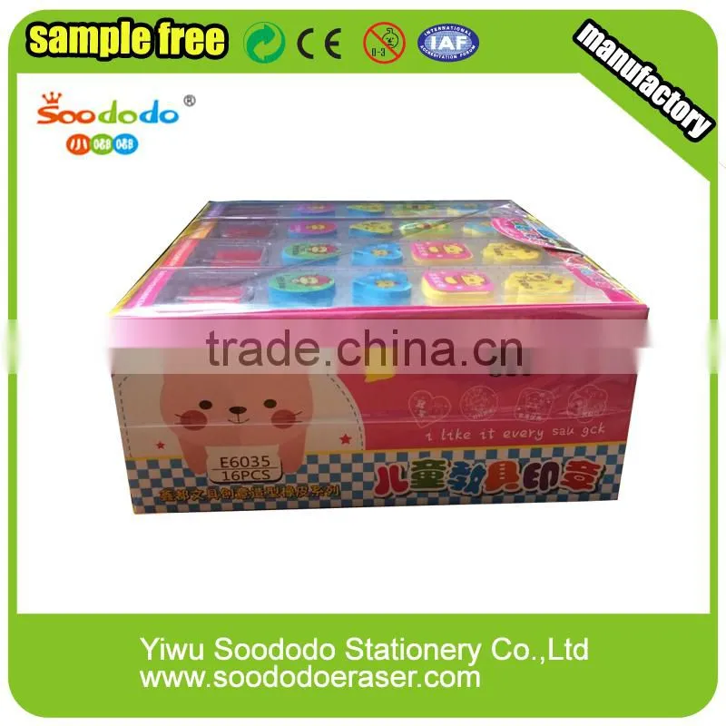 Amusing Toy eraser Stamp for Kids
