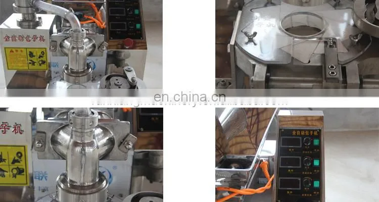 Vegetable and meat baozi making machine / rsteamed bun maker chinese meat dumpling machine