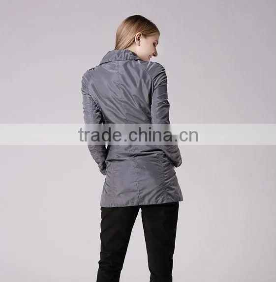 2013 winter new arrival Raincoat design women coat