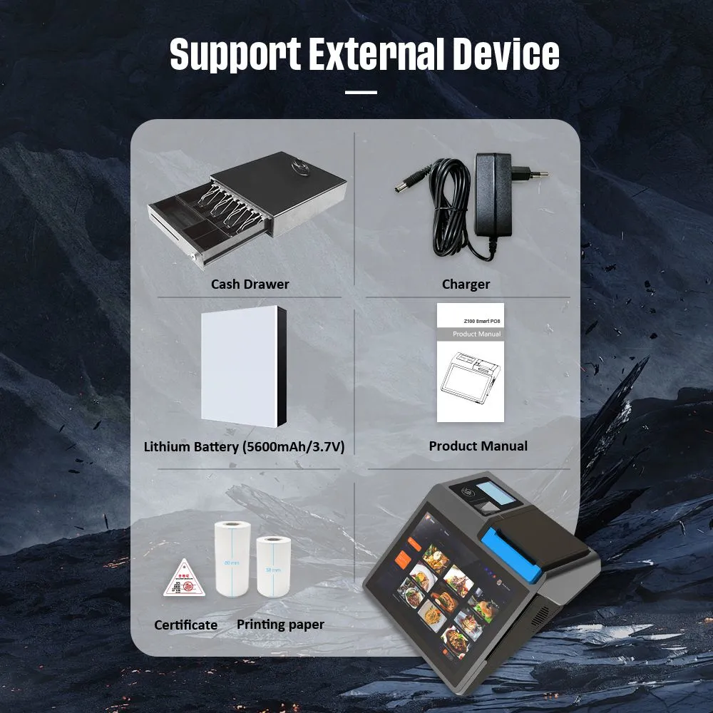 Z100 all‑in‑one POS for pop‑up store temporary retail