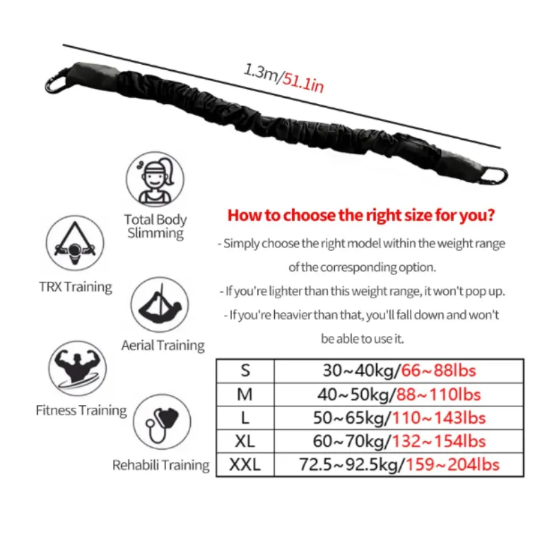 Custom Resistance Air Dance Bungee Rope6