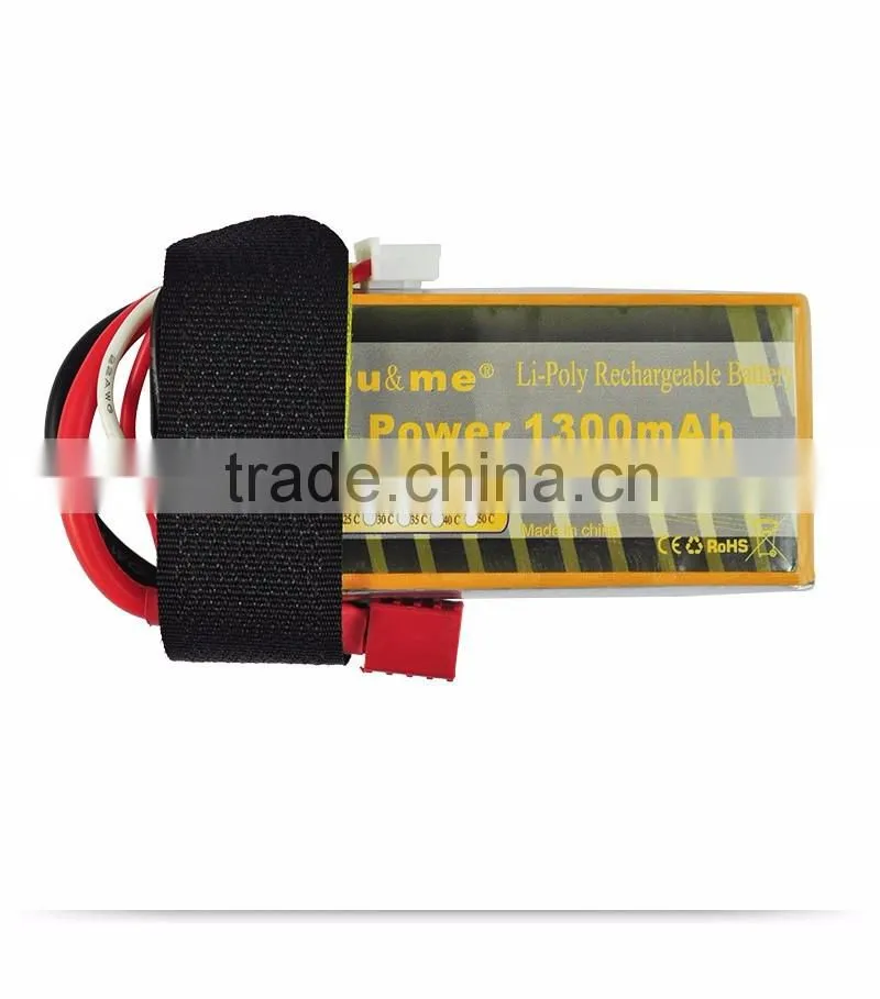1300mAh 7.4V 25C Lipo Battery for RC Toys