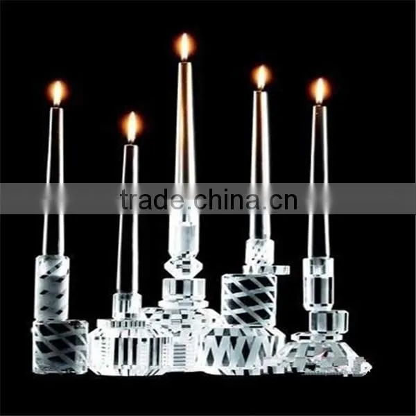 glass candle holder for home decoration