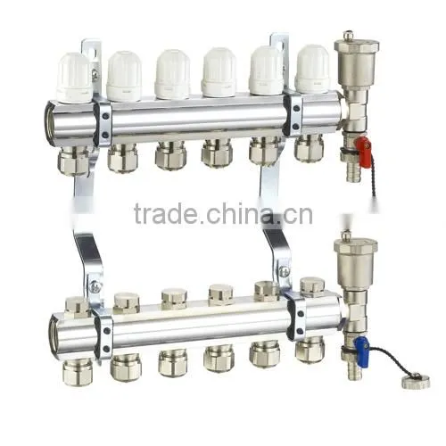 HR1020 brass 10bar 6-ways maniflod