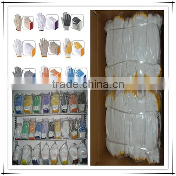 pvc dotted cotton gloves,cotton gloves,cotton knitted gloves dotted gloves