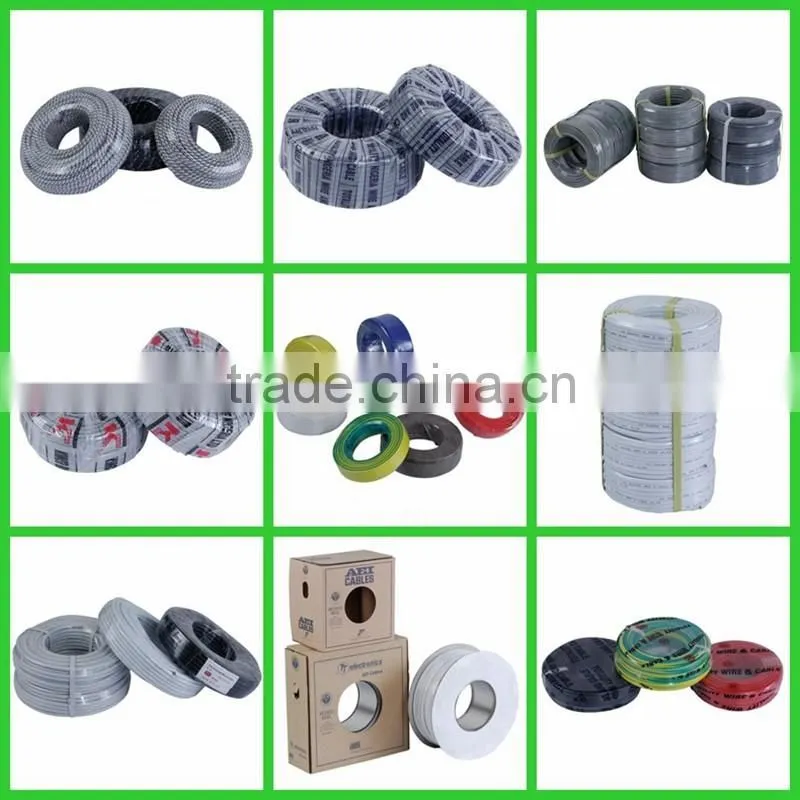 Round Wiring Copper 2.5mm Electrical Cable Price , Types Electrical Cable Wire