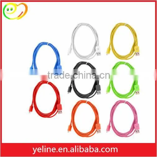 Very cheap V8 colord cable for huawei 7i/mate 8/P9