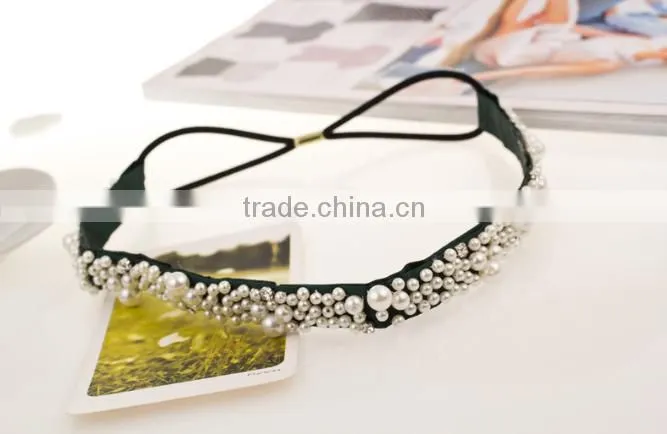 wedding bridal crystal pearl wedding headband