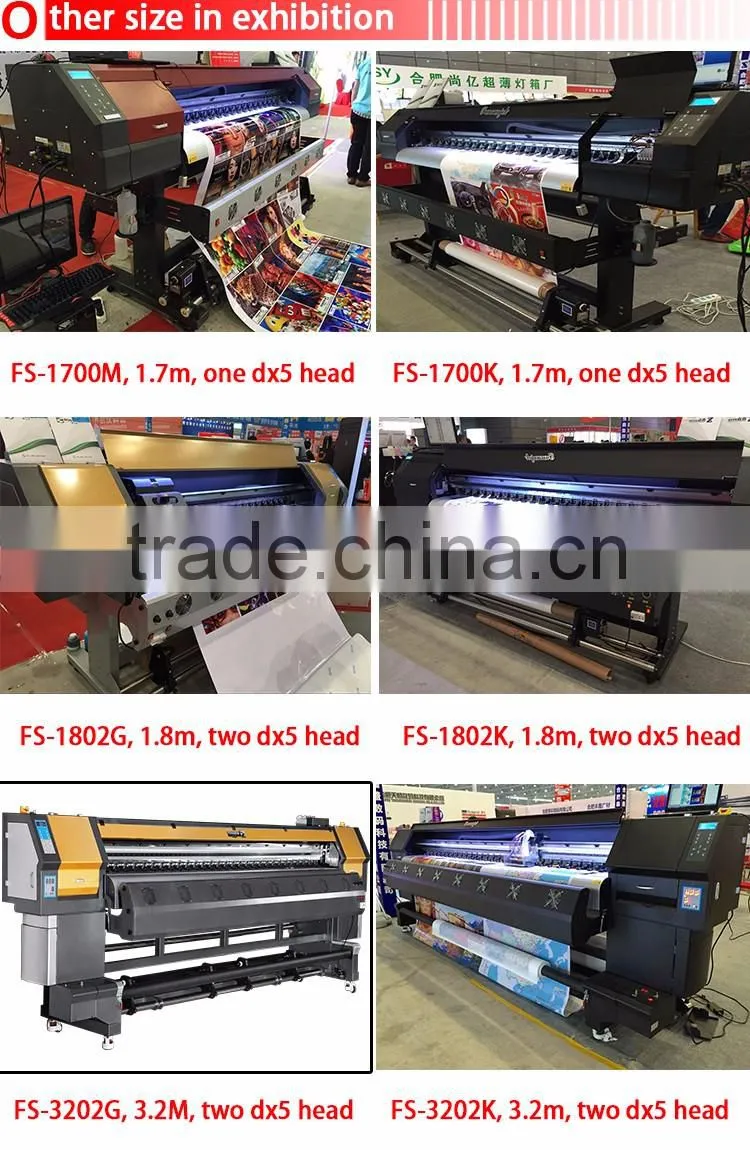 factory original ! funsunjet 10ft inkjet 1440dpi eco solvent plotter with DX5 head