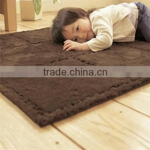Anti-skid large easy clean soft material carpets in hangzhou
