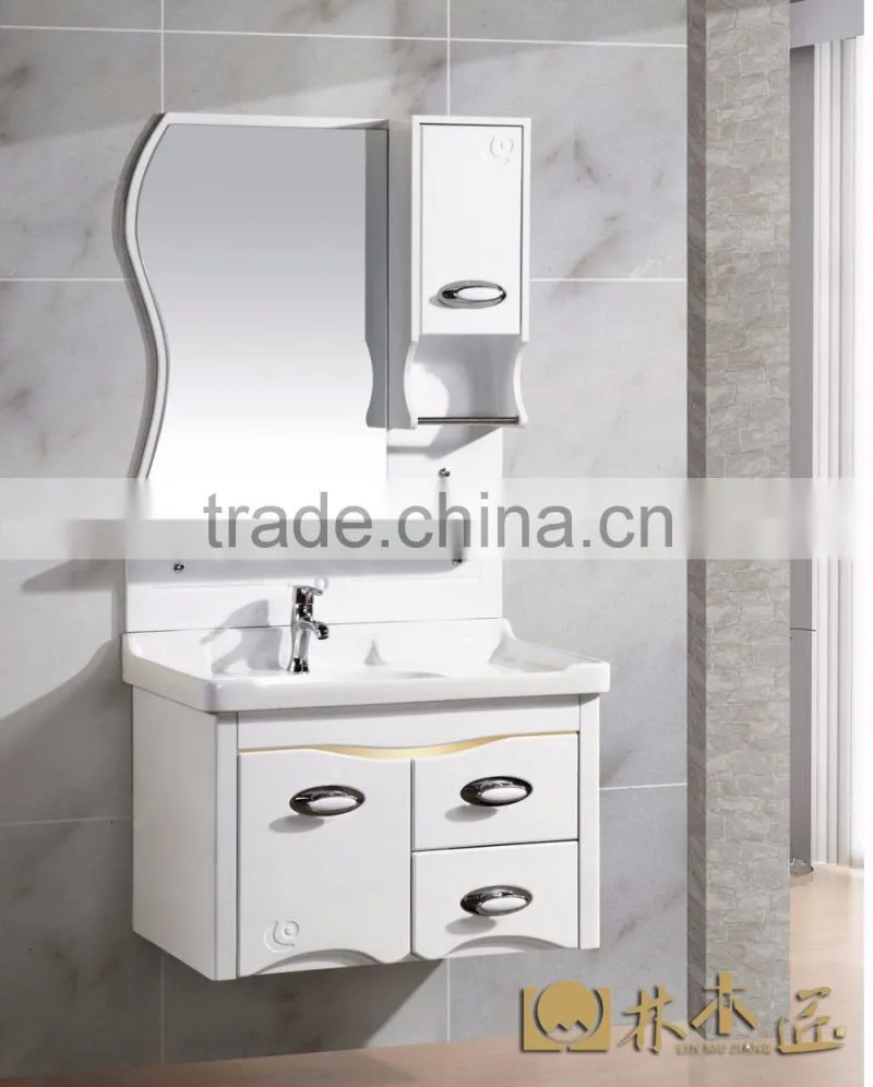 The latest design of irregular mirror bathroom furniture (EAST-25094)