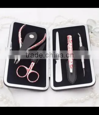 5 pieces Beauty Manicure instruments / Girls travel beauty kit