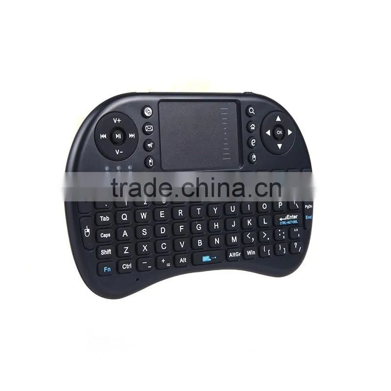 2.4G I8 mini wireless keyboard air mouse for smart android tv boxes mini wifi keyboard