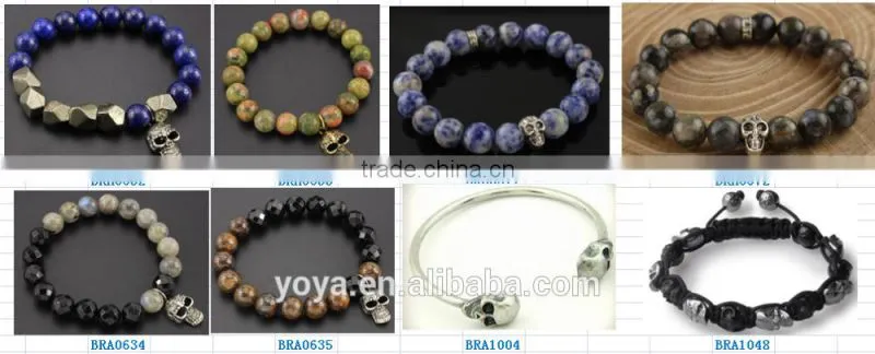 BRH1503 Lapis beads blue druzy elastic bracelet, india druzy jewelry
