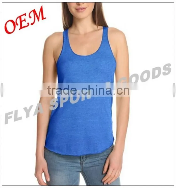 factory cheap price blank fitness women vest sporting running clothes
