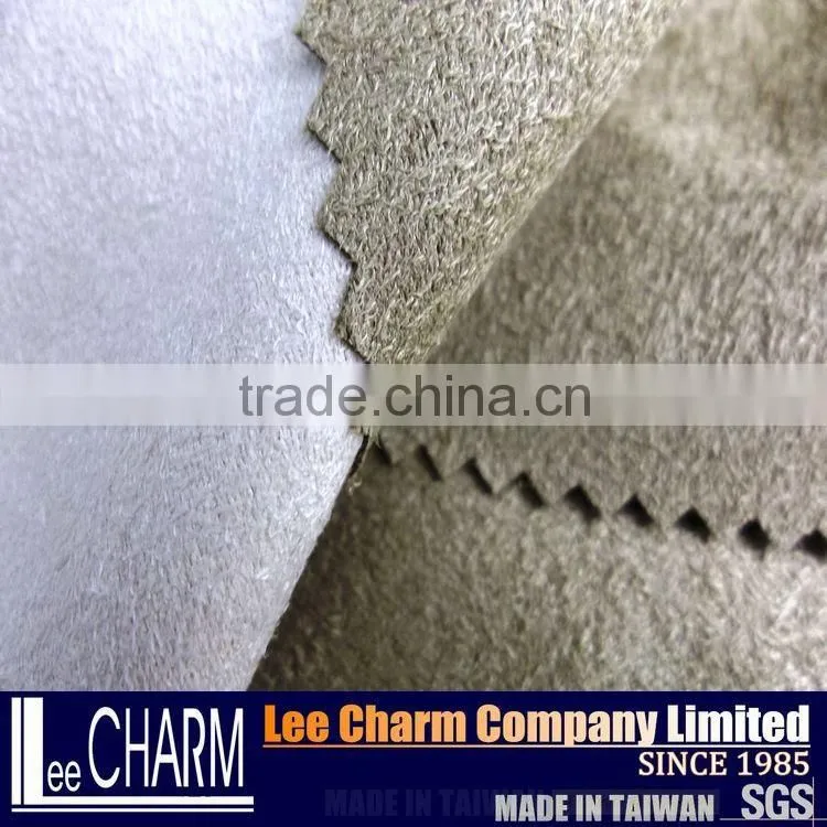 100% Polyester Anti-static 0.53mm Coating Suede Fabric
