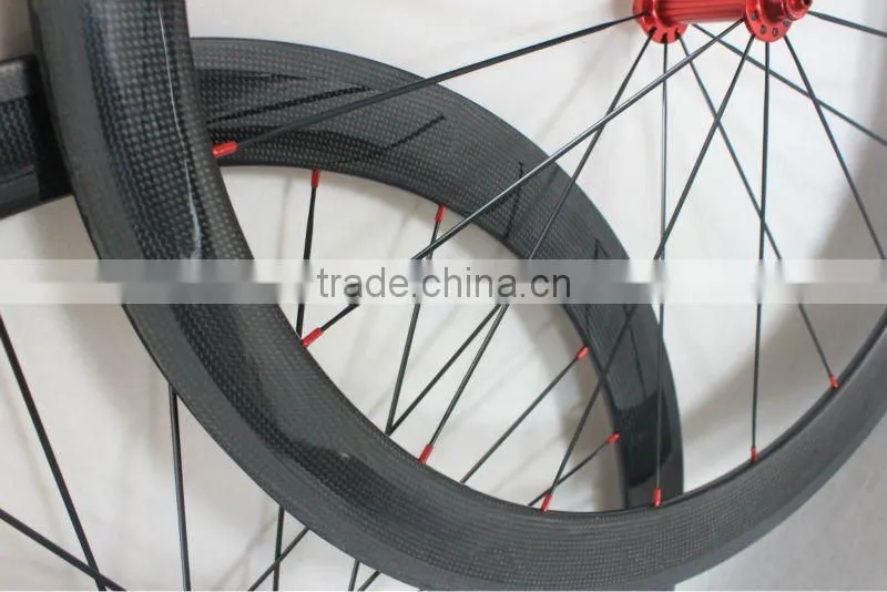 Toray T700 road wheelset tubular 50mm road bicycle rims 700c MT-50T