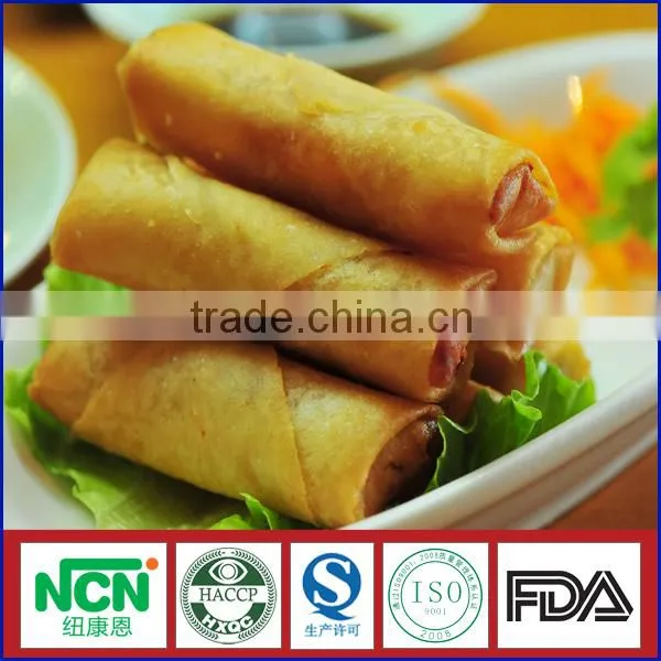 Chinese frozen dim sum IQF Frozen Spring Rolls with high quality