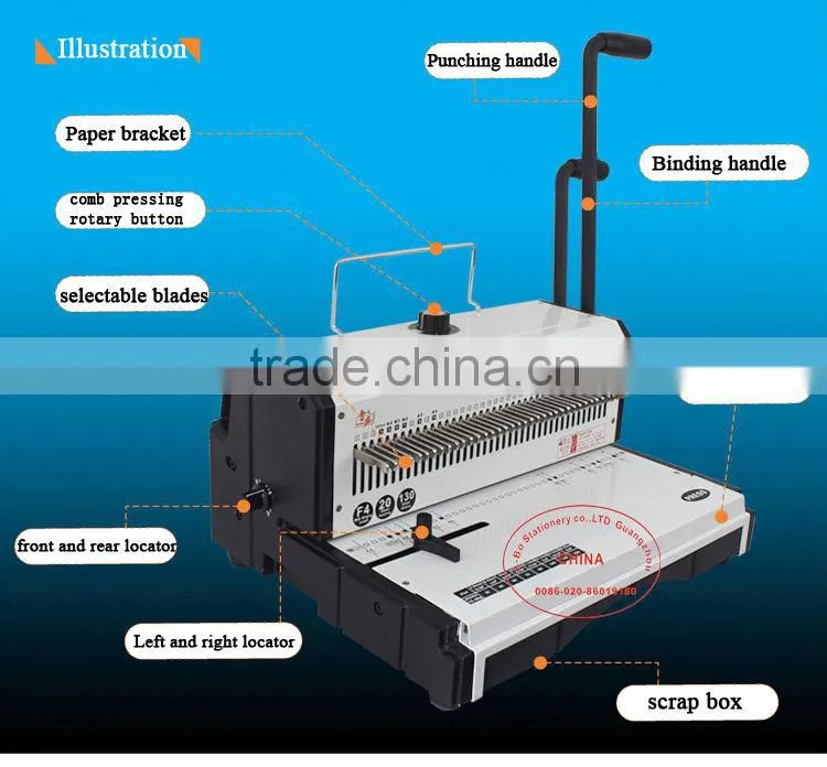 Perfect wire binding machine wire binder