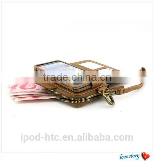Wallet Style Leather Phone Case With Card Slots For Iphone 6 Plus