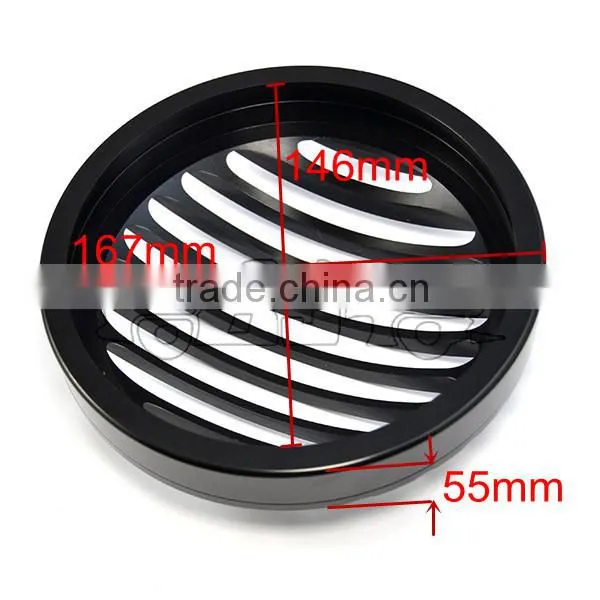 BJ-HGC-001 for Harley Sportster XL 883 1200 Aluminum 5 3/4" Motorcycle Headlight Grill Cover