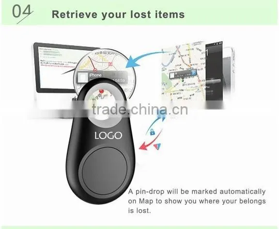 2016 newest Hot Design Small wireless key finder Wireless Bluetooth 4.0 Anti Lost Alarm Tracker Key Finder