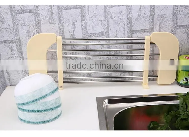 S/S+ABS 18*46*2 KITCHEN SINK DISH DRAINER