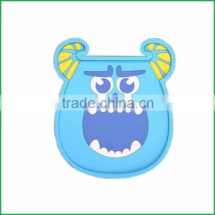 2016 soft pvc 2d pig coasters for premium gifts
