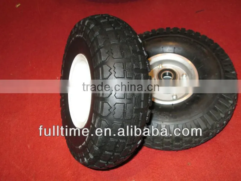 High Quality manufacturer pneumatic wheel 30mm 10x3.5-4