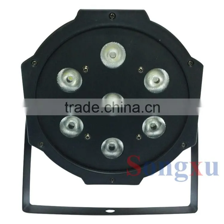 high power rgbw stage par can 7x10w 4in1 led par light wedding party lighting