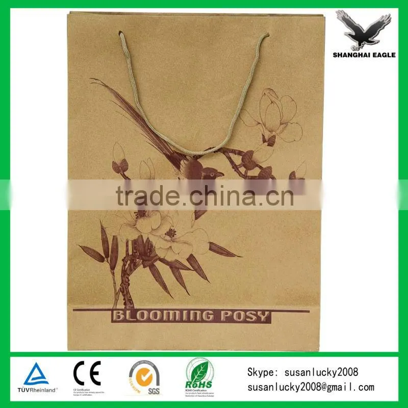 Paper bags with handles wholesale