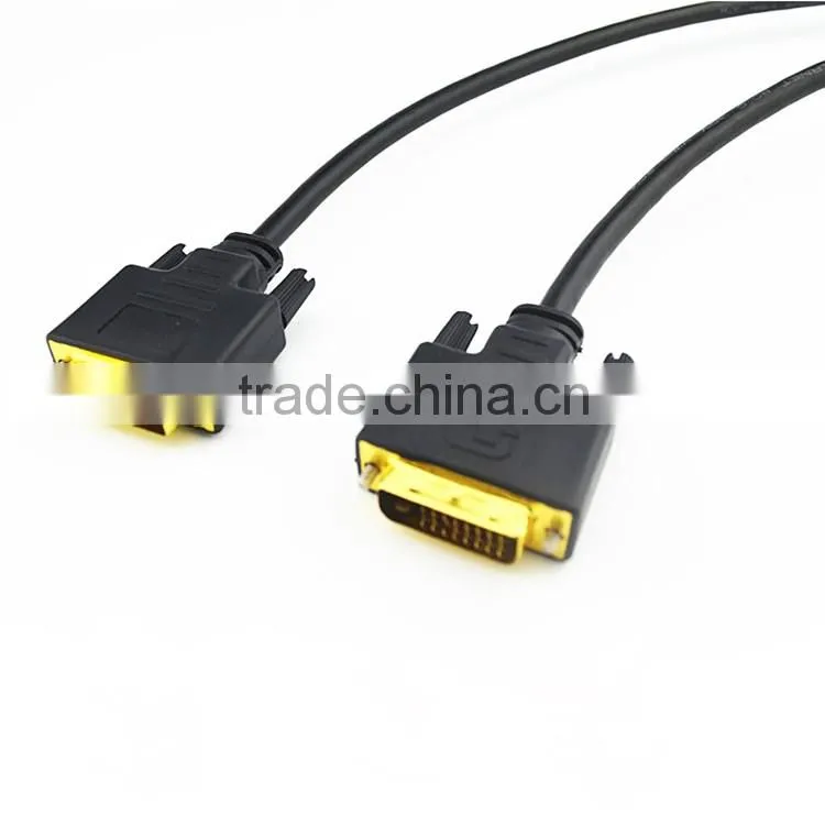 Manufacture supplier gold plated dvi cable 24+1 for projector