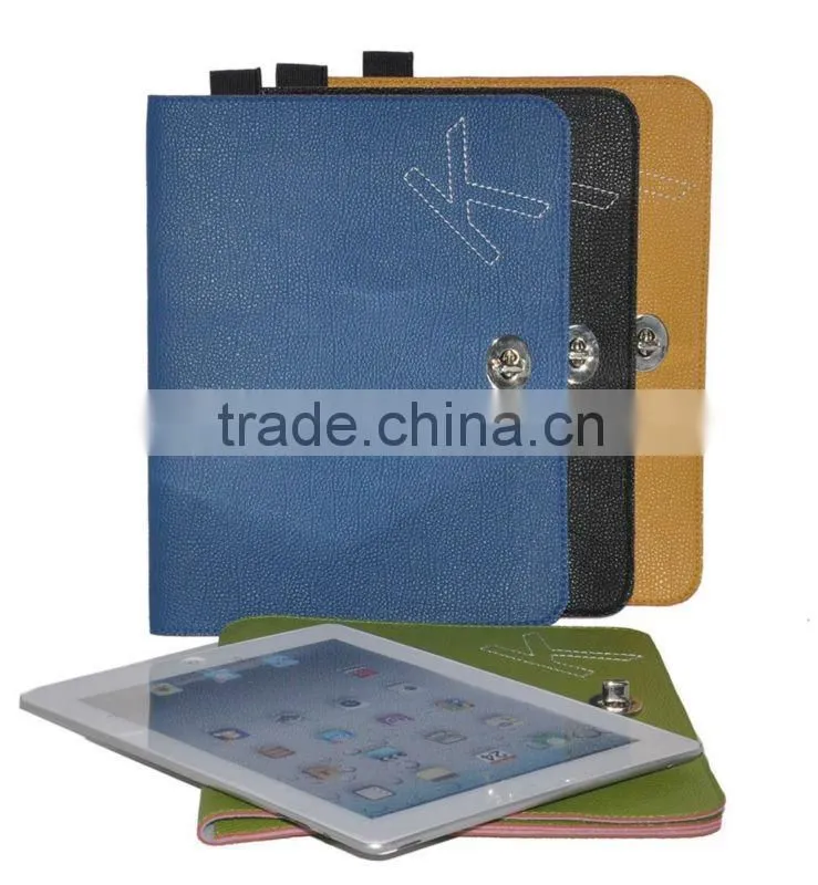 New design PU leather cover for Ipad 2 and Ipad 3