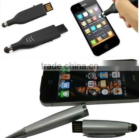 Promotional 3-in-one USB touch pen