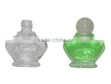 Transparent Cosmetic Diffuser Glass Bottle with glass ball lid