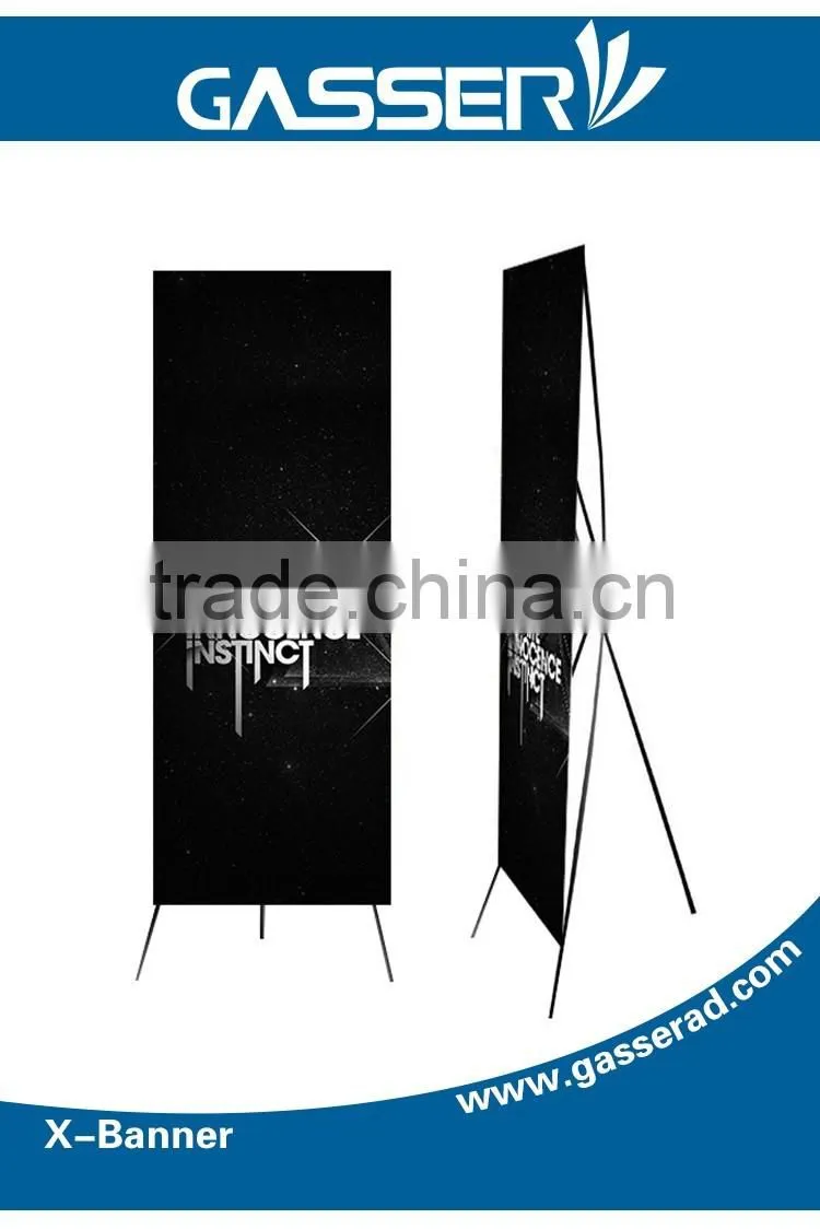 Promotional X banner stands